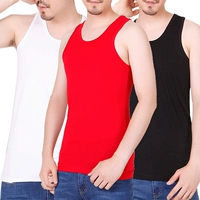 Vest nam Modal XL cotton Kiểu dáng thể thao bó sát bó sát phần mỏng chạm đáy áo mùa hè - Áo vest cotton ao ghi le