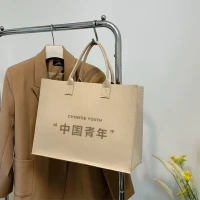 Бежевый, 40, делается под заказ, с печатью вашего логотипа