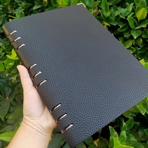 B5 imitation leather soft leather loose leaf notebook A5 simple ins Wind office high-grade business student stationery