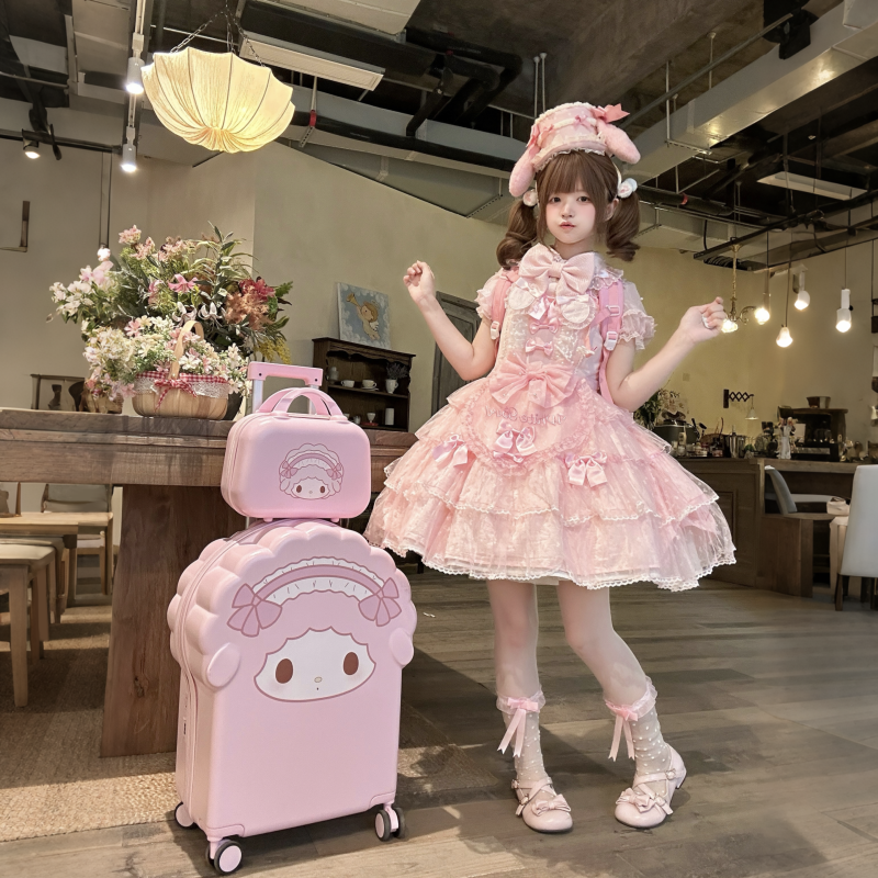 Luggage 2026 New Model Pink Cute High-Value Suitcase for Women 20inch Password Boarding Suitcase 24inch Trolley Case Luggage 2026 New Model Pink Cute High-Value Suitcase for Women 20inch Password Boarding Suitcase 24inch Trolley Case