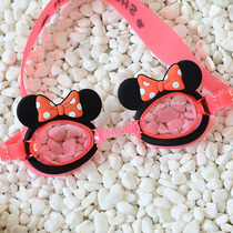 New cartoon cute children swimming goggles waterproof anti-fog bee Mickey male crab girl baby swimming glasses