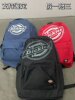 Dickies classic print Logo trend skateboard print pattern polyester school bag backpack same style for men and women