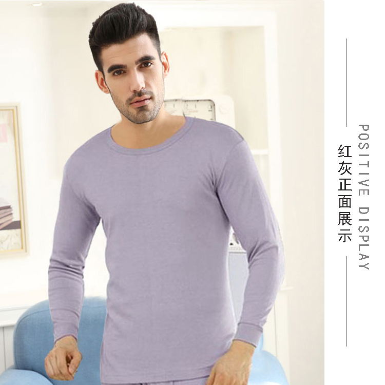 Đàn ông trung niên và già nhung sang trọng cộng với áo nhung chạm đáy với đồ lót cashmere lông cừu trắng hàng đầu quần áo mỏng mùa thu nam áo giữ nhiệt cho bé