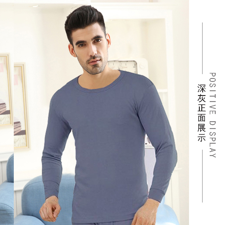 Đàn ông trung niên và già nhung sang trọng cộng với áo nhung chạm đáy với đồ lót cashmere lông cừu trắng hàng đầu quần áo mỏng mùa thu nam áo giữ nhiệt cho bé