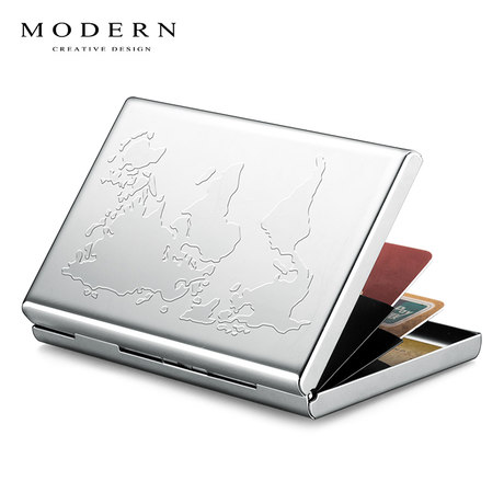 Germany Modern Metal Nfc Anti Theft Credit Card Holder Wallet Business Card Case Card Case Stainless Steel Wallet Bank Card Holder