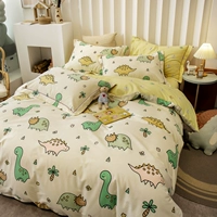 Королевство динозавров с толкованием чистых хлопковых волос с чистым хлопком