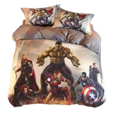 Оригинальный хлопковый комплект, детская мультяшная простыня, милый пододеяльник для мальчиков, США, 4 предмета, постельные принадлежности