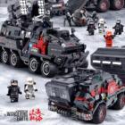 森宝积木拼装玩具车益智流浪地球运载车模型儿童车小颗粒积木玩具