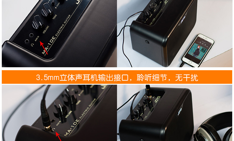 Zhuo Le joyo guitar loa ballad điện gỗ hộp guitar nhỏ âm thanh điện bass bass chơi di động - Loa loa loa vi tính sony