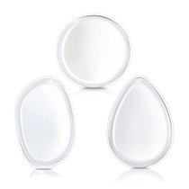 Silicone gas pad powder puffs cucumber round water drops are transparent and do not eat powder and easy makeup tools