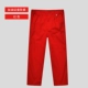 Антистатические красные осенние штаны