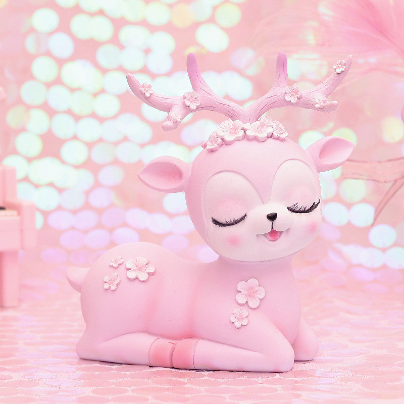 Creative Little Deer Can Save Money Pot Children Cute Deposit Boxes Teenage Girl Hearts Adornment Swing A Birthday Present