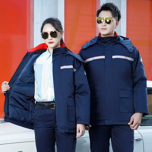 Антистатическая удерживающая тепло куртка для работы, увеличенная толщина