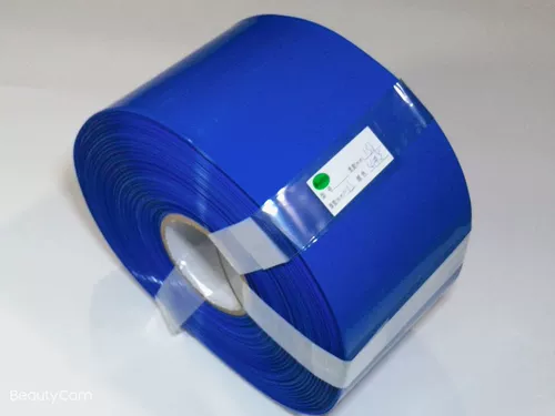 Синяя термоусадочная трубка из ПВХ, защитная батарея, литиевые батарейки, трубчатый манжет, 135мм