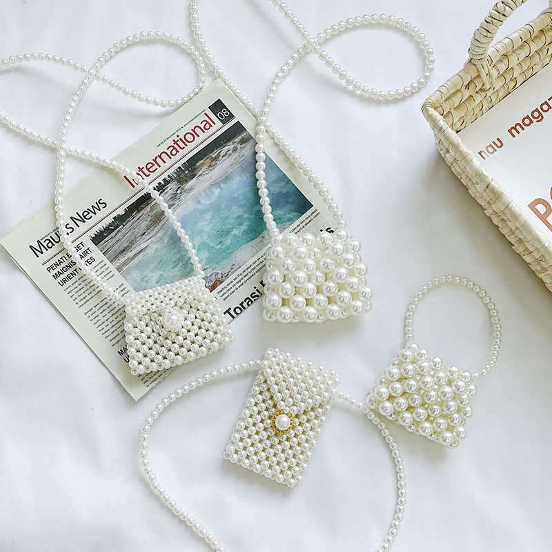 Children's bag female cute diagonal backpack fashion 2021 new tide princess summer girls baby baby pearl bag