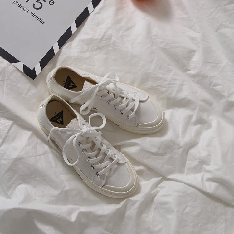 Giày vải mới 2018 nữ sinh viên phiên bản Hàn Quốc hoang dã của phong cách Harajuku ulzzang retro cổng gió chic chic giầy sneaker nữ