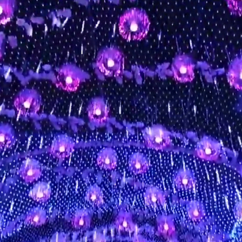 Lighting Festival Lighting Decorative Lights Light Show Gypsophila Lights String Meteor Shower LED Lights Shopping Mall Building Outdoor Sky Curtain
