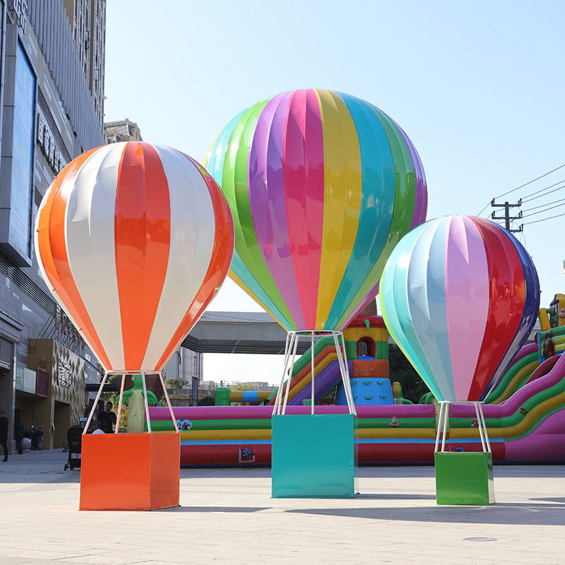 ライトシーン大型熱気球装飾祭り装飾シーンレイアウトオープニング結婚式屋外ショッピングモール装飾