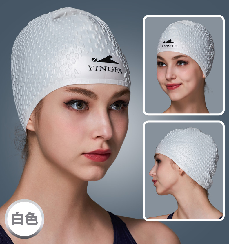 Mũ bơi nam kiểu tóc cho nữ mũ bơi cho bé
