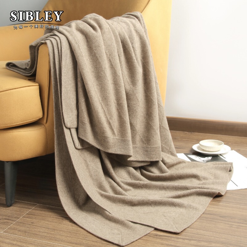 Sibley High-End Pure Cashmere Airline Blanket Sofa Blanket Office Lunch Break Car Air Conditioning Blanket Home Meditation Blanket Sibley High-End Pure Cashmere Airline Blanket Sofa Blanket Office Lunch Break Car Air Conditioning Blanket Home Meditation Blanket