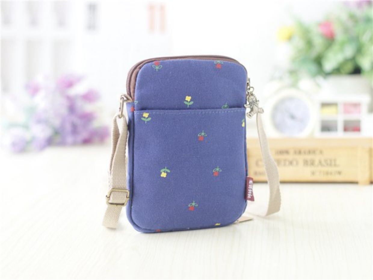 Messenger túi xách điện thoại di động nữ 2018 mới mini bag 6 inch dễ thương túi nhỏ s dễ thương đặt túi điện thoại di động ví nữ cầm tay