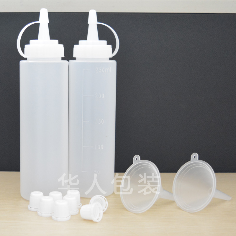 New plastic squeeze bottle puzzle tomato sauce salad sauce sauce kitchen baking materials packaging liquid