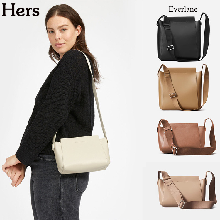 Authentic Spot [Hers] American Everlane Crossbody Bag the Form Cowhide Shoulder Handbag for Women
