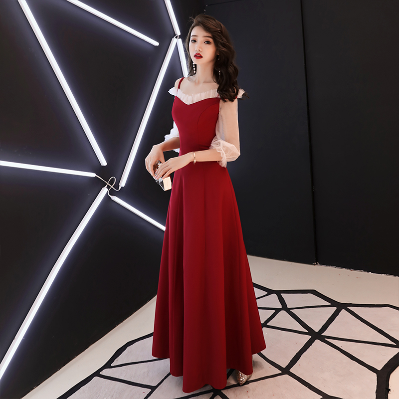Robe de soirée      manchon de lanterne - Ref 3212323 Image 5
