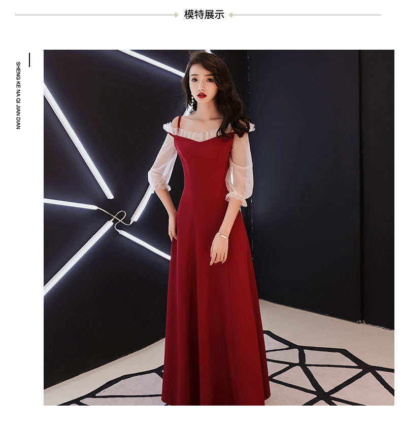 Robe de soirée      manchon de lanterne - Ref 3212323 Image 14