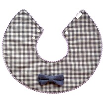 ins wind japanese male baby gentleman collar with purse pure cotton surrounding mouth newborn high end spat towel baby gift