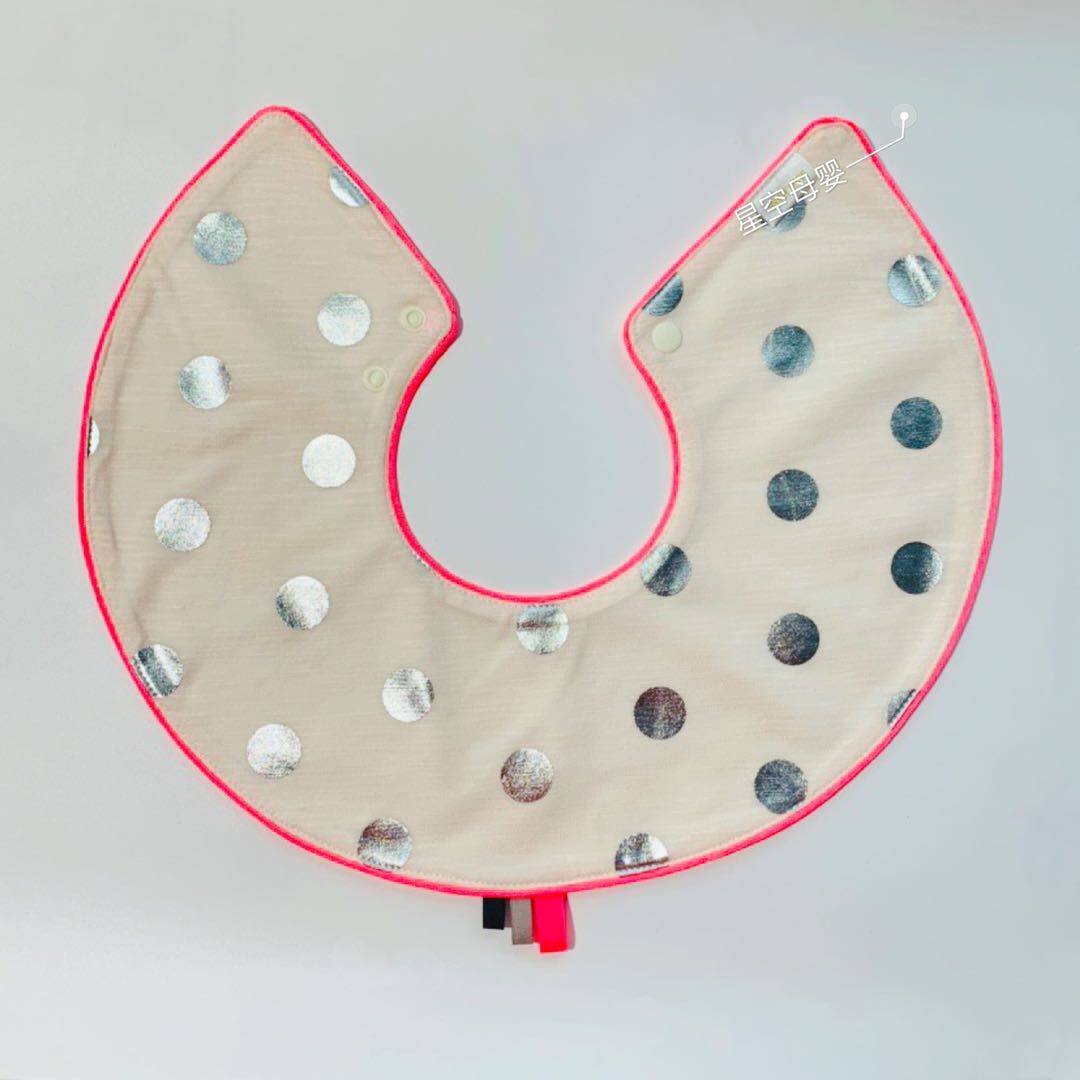 Japan's original pure cotton female Bao enclosed pocket for girls' fake collar spat with spit pussy rice grain the same purse