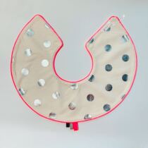 Japans original pure cotton womens Baowai Mouth around the girl Fake Collar Spat with Pussy Rice Grain The Same Purse