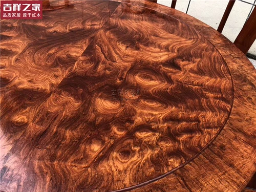 Myanmar Rosewood 1,38 метра Большой фруктовый красный сандаловый лампа подвесной стул круглый обеденный стол пламен