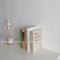 ins home decoration prop book retro English cover simulation English book shooting props bookcase placement