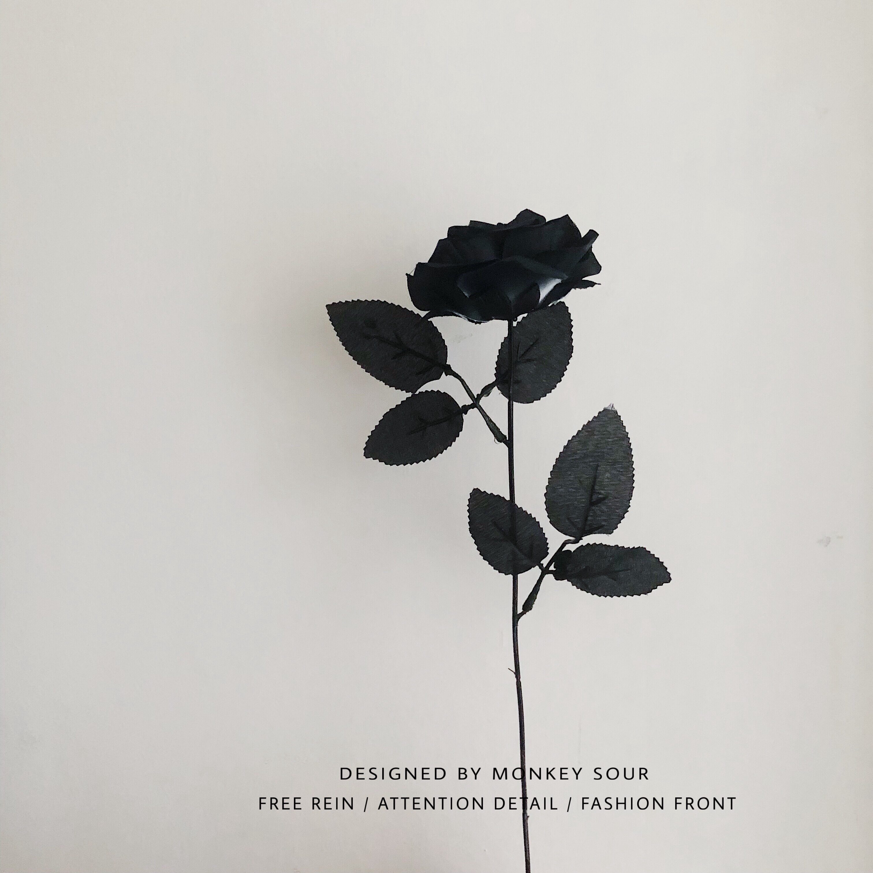 Retro Extravaganza Lolita Dark Black Ensemble Photo Props Black Rose Simulation Flowers Fake Flower Room Decorated with flowers