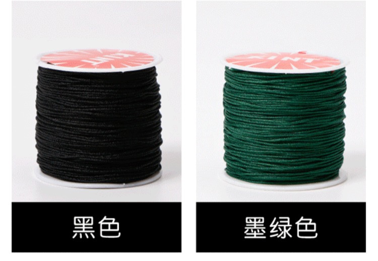 Mã hóa số 72 dòng ngọc bích dệt tay dây đỏ Dây vòng cổ dây đeo tay dây thừng vật liệu tự làm dây đỏ - Vòng đeo tay Clasp vòng tay chỉ đỏ