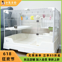 Dayang rabbit cage Dayang R81R71 rabbit special cage double drawer anti-pee spray household extra large rabbit cage