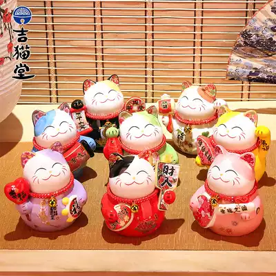 Jimaotang lucky cat gift decoration opening cash register counter Ceramic lucky cat living room piggy bank creative gift