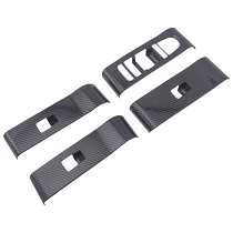 BYD Yuan PLUS interior modified armrest glass lift button panel carbon fiber pattern decorative panel ABS accessories