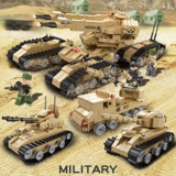 Конструктор, игрушка для мальчиков, интеллектуальный самолет, танк, мелкие частицы