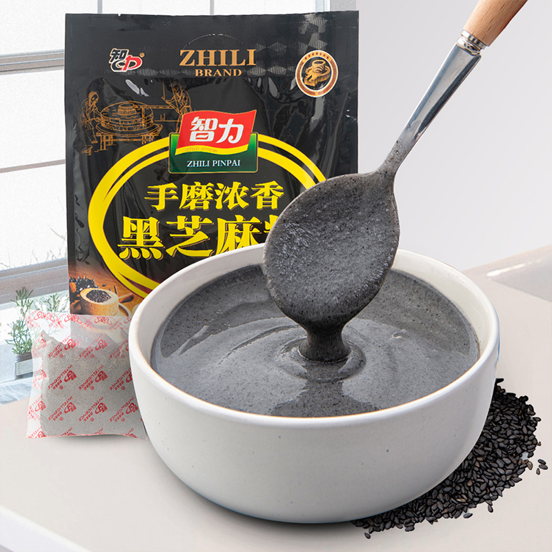 Intellect Hands Thick Sesame Black Sesame Burnt 510g Nutritional Breakfast Sprint ready-to-eat Student Meal Powder Sloth food-Taobao
