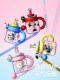 Qigu Tang Plastic Water Cup, Large Capacity Summer Cup, Office Tritan Straw Cup, High Aesthetic Value for Girls