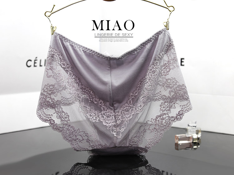 4 hộp quà tặng, đồ lót của phụ nữ, gợi cảm, liền mạch, ren, cotton, phương thức, eo cao, quần đùi, mùa hè cỡ lớn - Bộ quà tặng quần sịp lưới nam