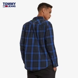 Tommy Jeans Men's Fashion Fashion Wother Emelcodery Logo Lobe Poly -sleeped Рубашка DM0DM09523