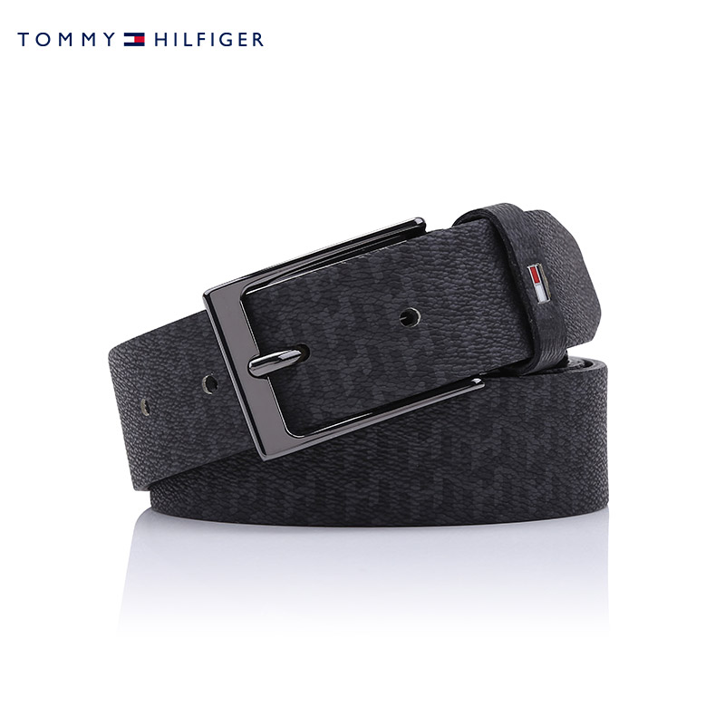 TOMMY HILFIGER Men's Business Casual Simple Belt AM0AM05364