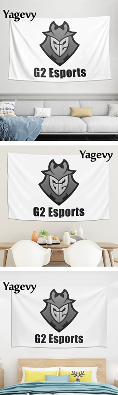 Đội tuyển G2 Esports áp phích tường bao phủ tường thảm trang trí Caps PerkZ hỗ trợ G2 xung quanh vải nền trang trí - Tapestry