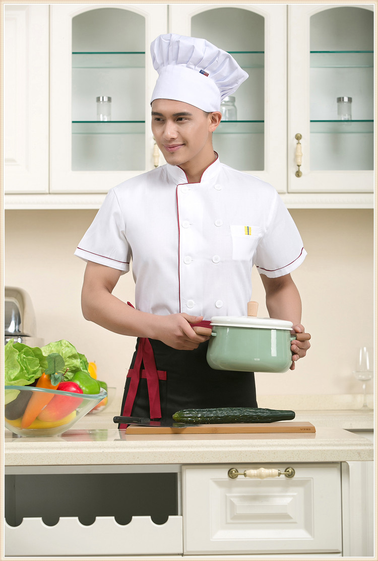 Veste chef cuisinier en coton - Ref 1909308 Image 17