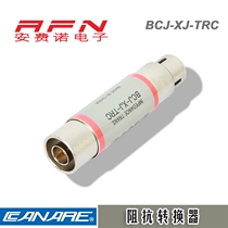 CANARE BCJ-XJ-TRC Digital Audio AES EBU Impedance Converter 110 to 75 Ohms