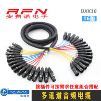 DXK16 multi-channel audio cable stage performance audio signal line 16 Kannon revolution 6 5 cannon mother