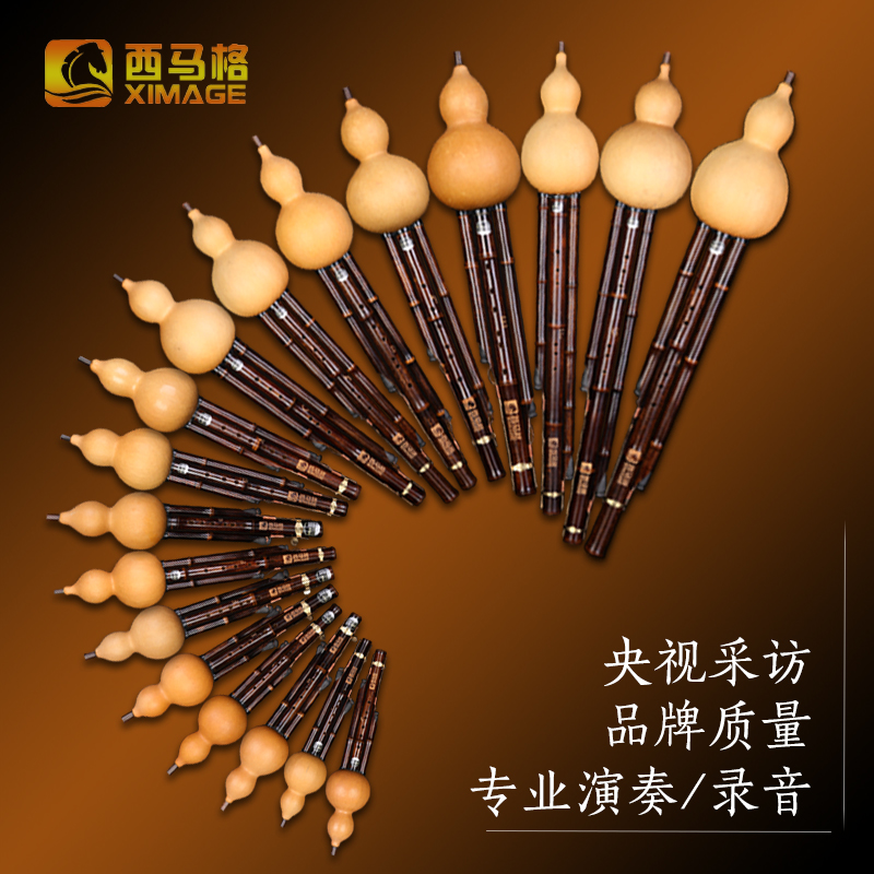 Simag gourd silk Professional playing type natural Zizhu big drop E big drop B bass Adult Hu Lu Silk musical instrument